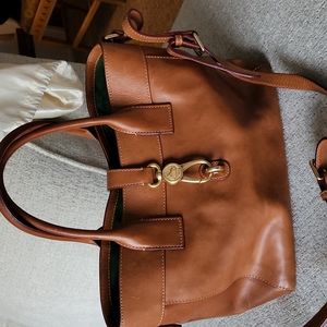 Leather tote